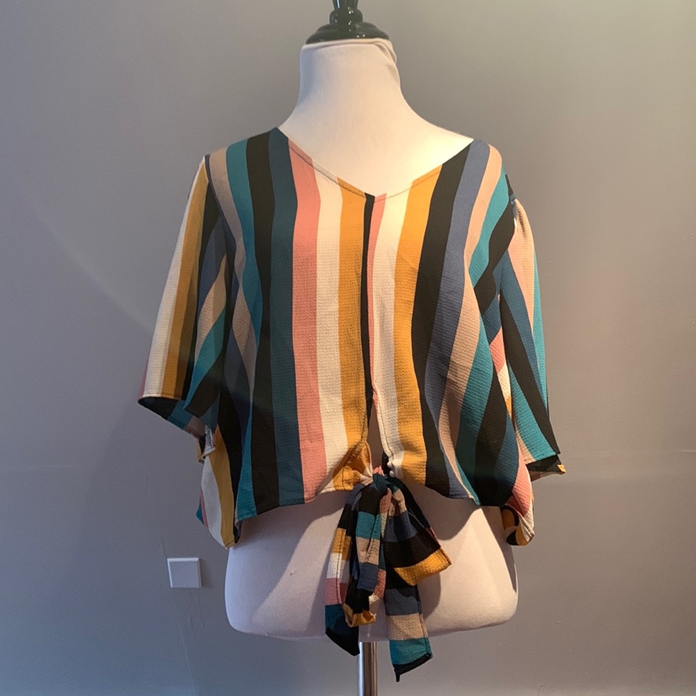 Stripe crop top
